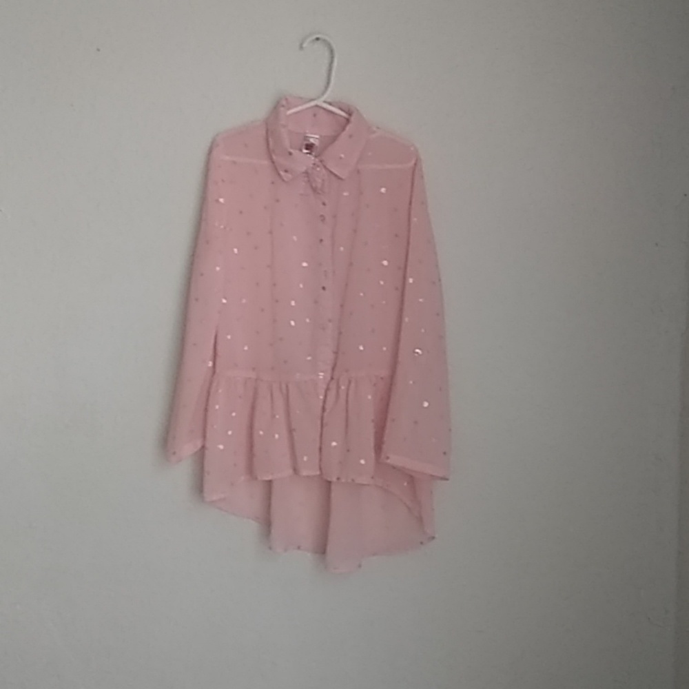 Beautees shirts tops girl long sleeve size small
